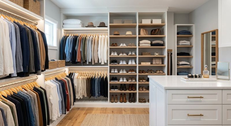 Walk In Closet Remodeling in Annapolis, MD