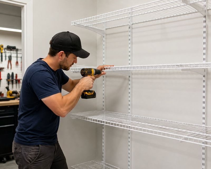 Wire Shelving Installation in Annapolis, MD