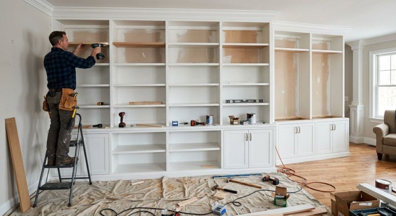 Bookshelves Installation in Durham, NC