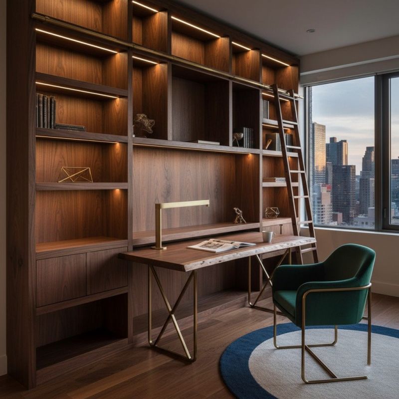 Built-In Home Office Furniture Solutions