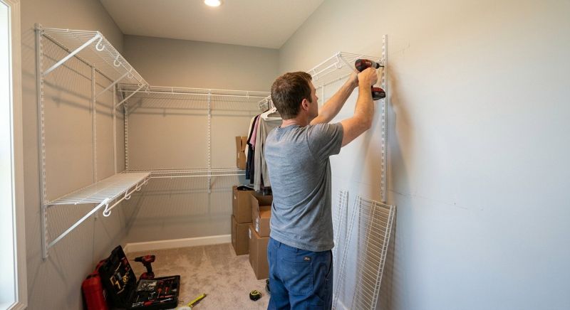 Closet Shelving Installation in Annapolis, MD
