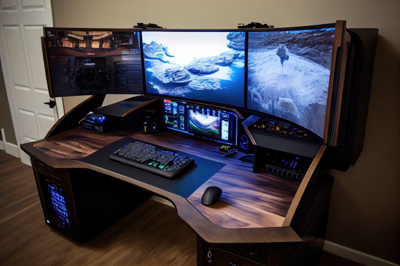 Home Desk Installation