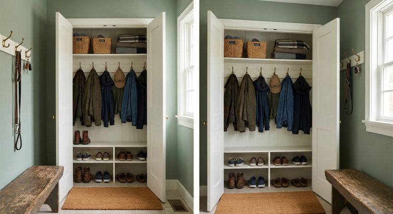 Mudroom Closet Installation in Greensboro, NC