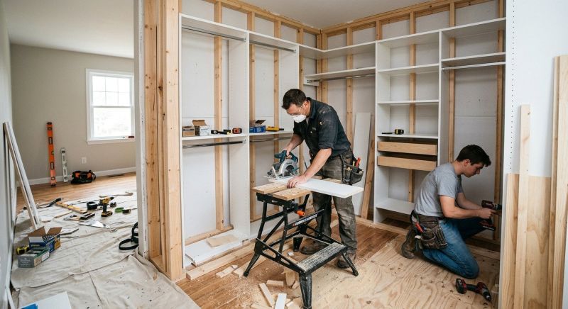 Mudroom Closet Installation in Frederick, MD