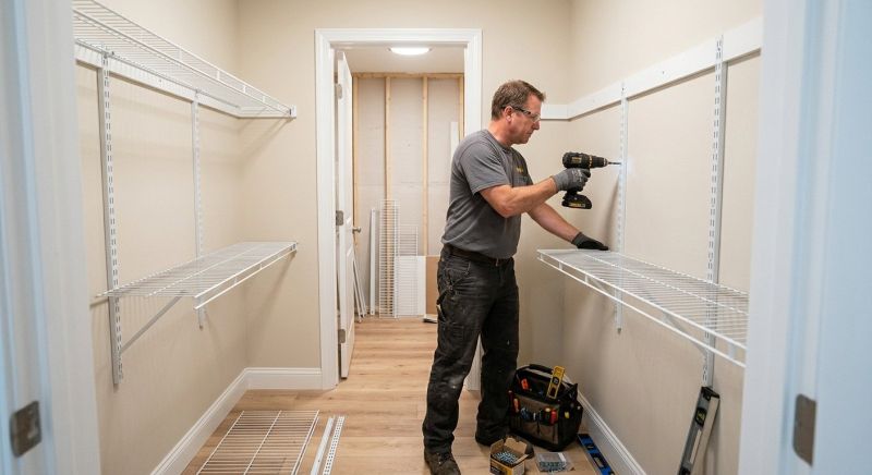 Wire Shelving Installation in Winston Salem, NC